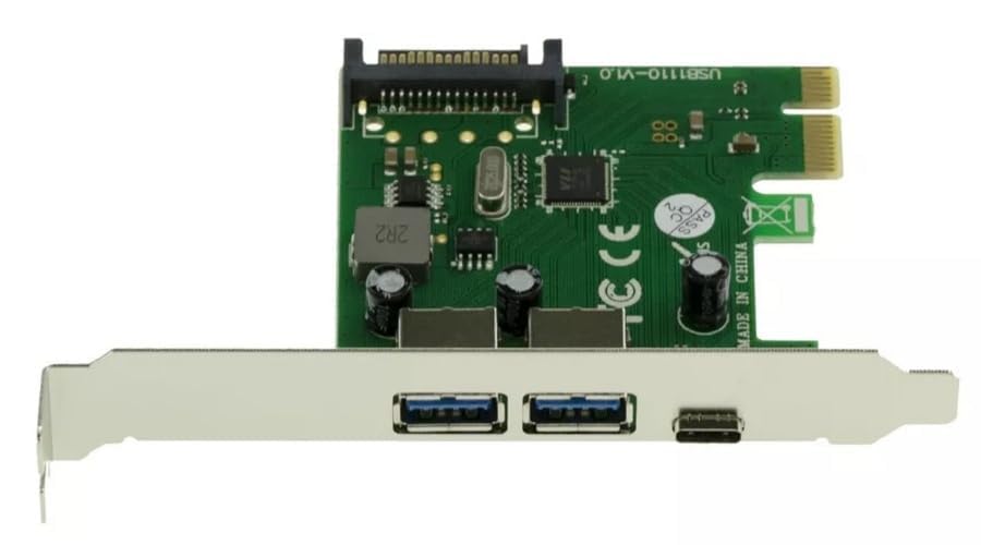 BOXNUBE 2 Port USB 3.0 + 1 Port USB Type C PCI-E Card | 2 x USB A 3.0, 1 x USB C 3.2 Ports BOXNUBE 2 Port USB 3.0 + 1 Port USB Type C PCI-E Card | 2 x USB A 3.0, 1 x USB C 3.2 Ports